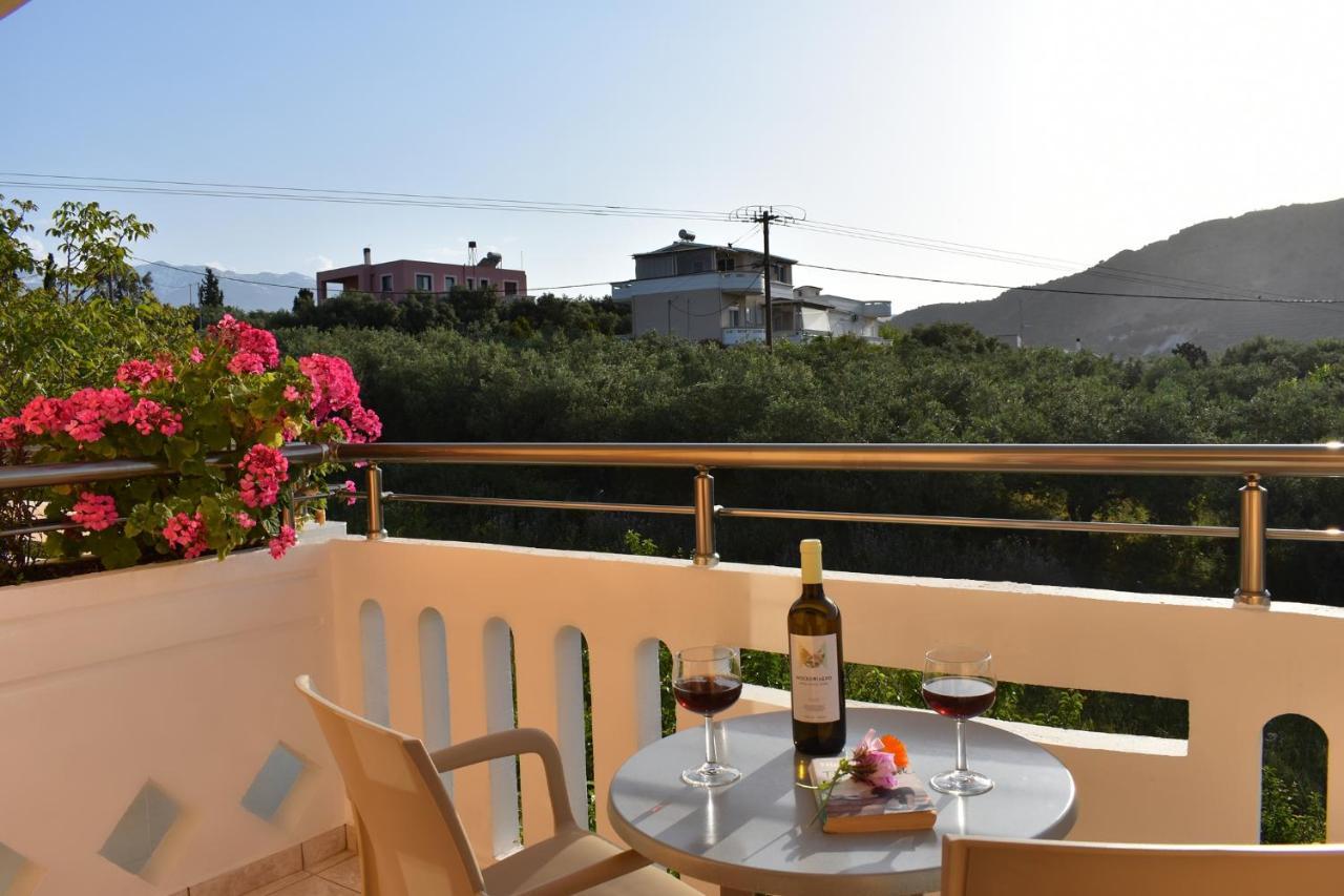 Aphrodite Apartments Kalyves Ngoại thất bức ảnh