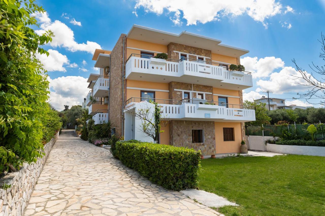 Aphrodite Apartments Kalyves Ngoại thất bức ảnh