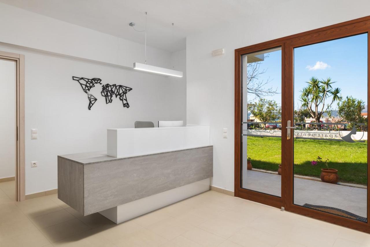 Aphrodite Apartments Kalyves Ngoại thất bức ảnh
