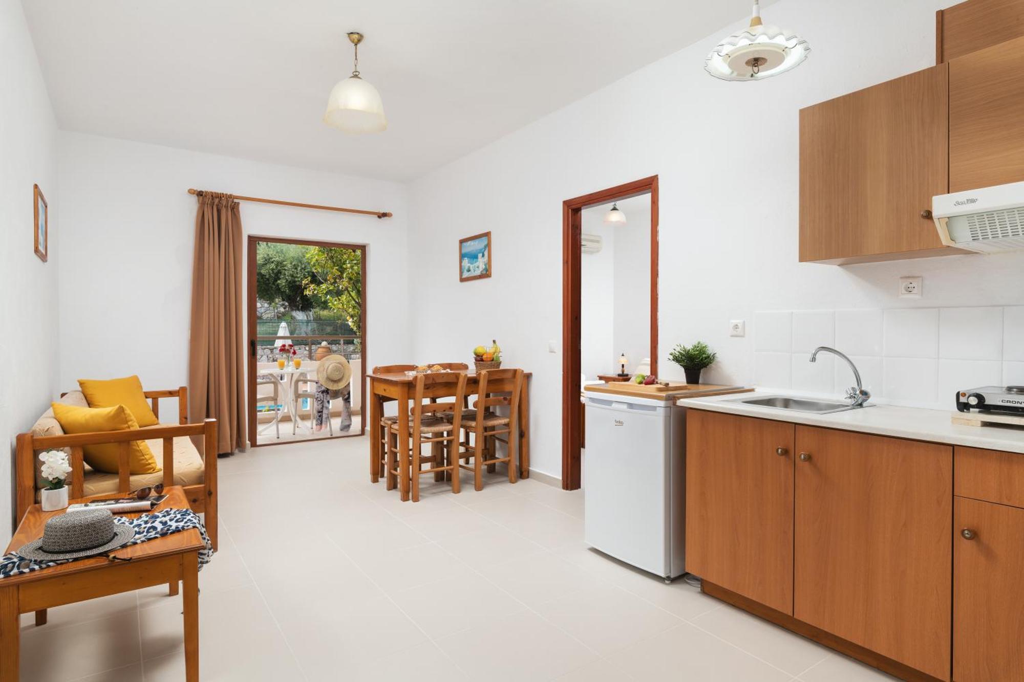 Aphrodite Apartments Kalyves Ngoại thất bức ảnh
