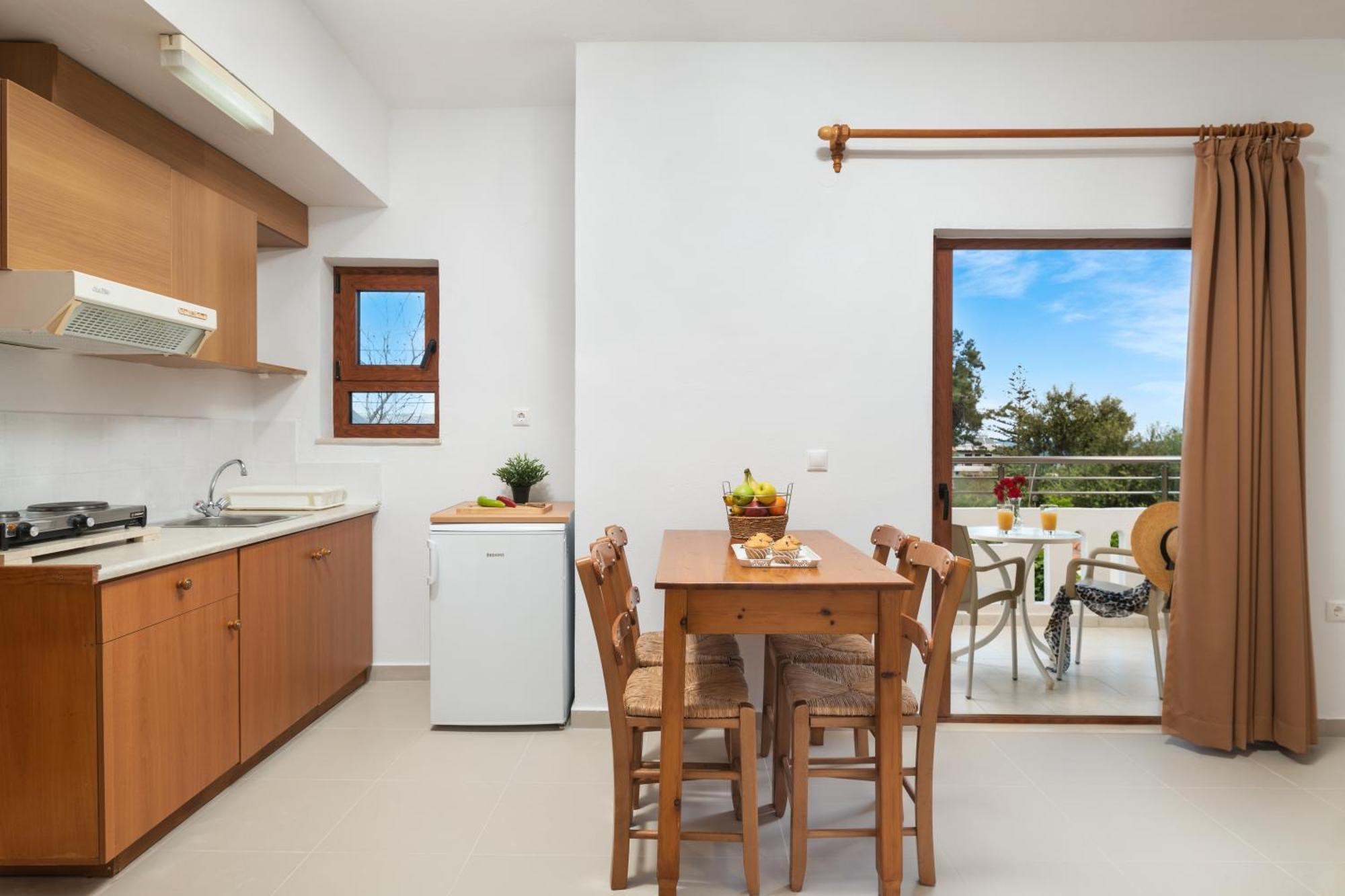 Aphrodite Apartments Kalyves Ngoại thất bức ảnh