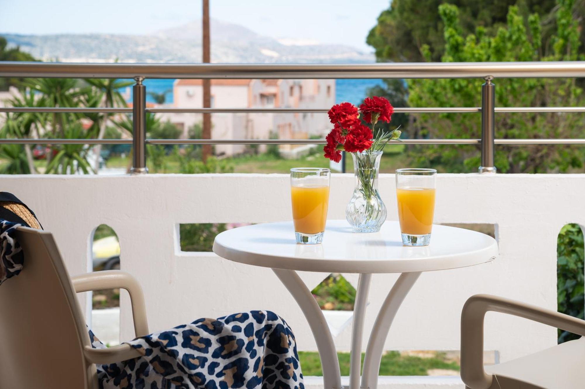 Aphrodite Apartments Kalyves Ngoại thất bức ảnh