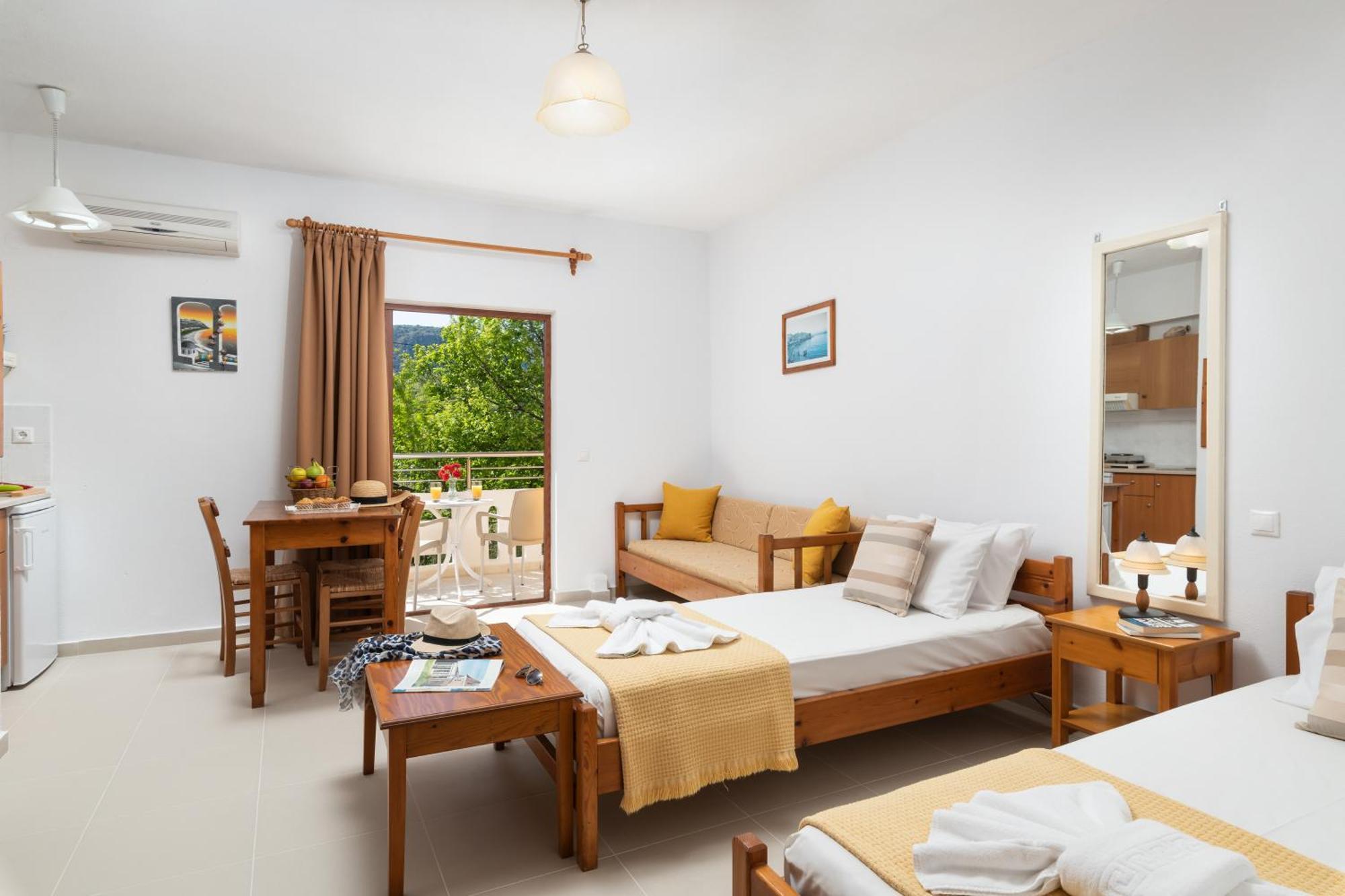 Aphrodite Apartments Kalyves Ngoại thất bức ảnh